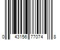 Barcode Image for UPC code 043156770748