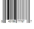 Barcode Image for UPC code 043156777877