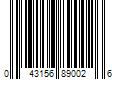 Barcode Image for UPC code 043156890026