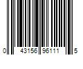 Barcode Image for UPC code 043156961115