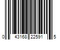 Barcode Image for UPC code 043168225915