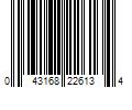 Barcode Image for UPC code 043168226134