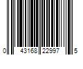 Barcode Image for UPC code 043168229975