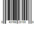 Barcode Image for UPC code 043168231008