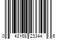 Barcode Image for UPC code 043168233446