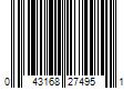 Barcode Image for UPC code 043168274951