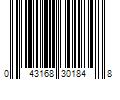 Barcode Image for UPC code 043168301848