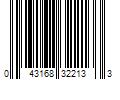 Barcode Image for UPC code 043168322133