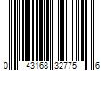 Barcode Image for UPC code 043168327756