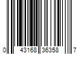 Barcode Image for UPC code 043168363587