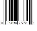 Barcode Image for UPC code 043168372701