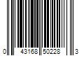 Barcode Image for UPC code 043168502283