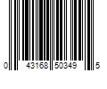 Barcode Image for UPC code 043168503495. Product Name: GE LED+ Dusk to Dawn 60-Watt EQ A19 Soft White Medium Base (e-26) LED Light Bulb | 93101946