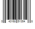 Barcode Image for UPC code 043168513548