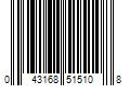 Barcode Image for UPC code 043168515108