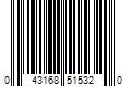 Barcode Image for UPC code 043168515320