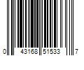 Barcode Image for UPC code 043168515337