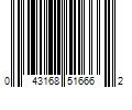 Barcode Image for UPC code 043168516662