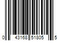 Barcode Image for UPC code 043168518055