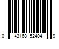 Barcode Image for UPC code 043168524049