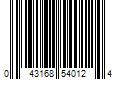 Barcode Image for UPC code 043168540124