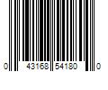 Barcode Image for UPC code 043168541800