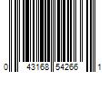 Barcode Image for UPC code 043168542661