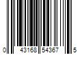 Barcode Image for UPC code 043168543675