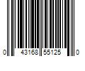 Barcode Image for UPC code 043168551250