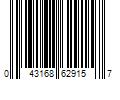 Barcode Image for UPC code 043168629157