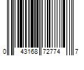 Barcode Image for UPC code 043168727747