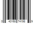 Barcode Image for UPC code 043168741989