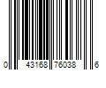 Barcode Image for UPC code 043168760386