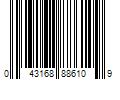 Barcode Image for UPC code 043168886109