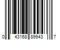 Barcode Image for UPC code 043168899437