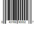 Barcode Image for UPC code 043168900027