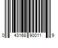 Barcode Image for UPC code 043168900119