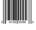 Barcode Image for UPC code 043168904568