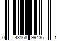 Barcode Image for UPC code 043168994361