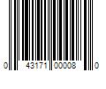 Barcode Image for UPC code 043171000080