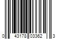 Barcode Image for UPC code 043178033623