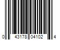 Barcode Image for UPC code 043178041024