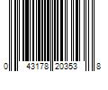 Barcode Image for UPC code 043178203538