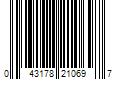 Barcode Image for UPC code 043178210697