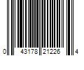 Barcode Image for UPC code 043178212264