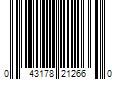 Barcode Image for UPC code 043178212660