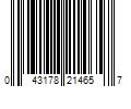 Barcode Image for UPC code 043178214657