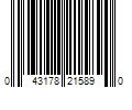 Barcode Image for UPC code 043178215890