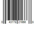 Barcode Image for UPC code 043178216668