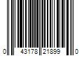 Barcode Image for UPC code 043178218990